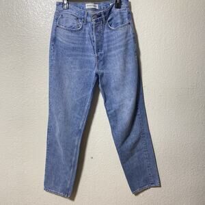 Denim Forum Jeans Womens The BF HIGH Rise Loose Organic Cotton Aritzia 28 Long